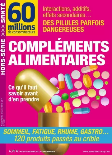 60 Millions de Consommateurs - Novembre-Décembre 2019 [Magazines]