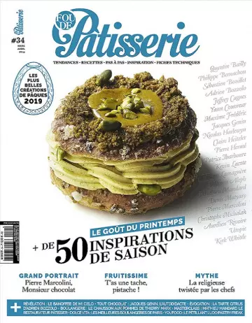 Fou De Pâtisserie N°34 – Mars-Avril 2019 [Magazines]