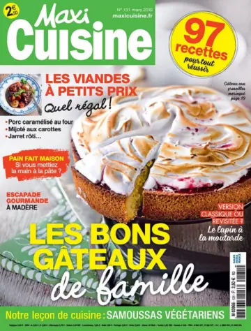 Maxi Cuisine N°131 – Mars 2019 [Magazines]