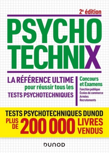 PsychotechniX - La référence ultime pour réussir tous les tests psychotechniques - 3e éd.  [Livres]