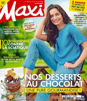 Maxi N°1850 Du 11 au 17 Avril 2022 [Magazines]