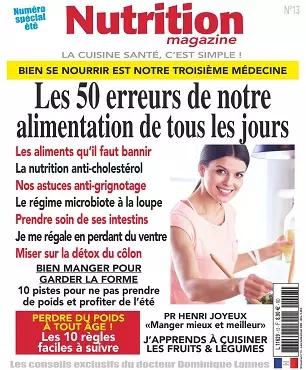 Nutrition Magazine N°13 – Juin-Août 2020 [Magazines]