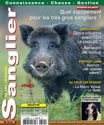 Sanglier et Ses Chasses N°314 – Avril 2023  [Magazines]