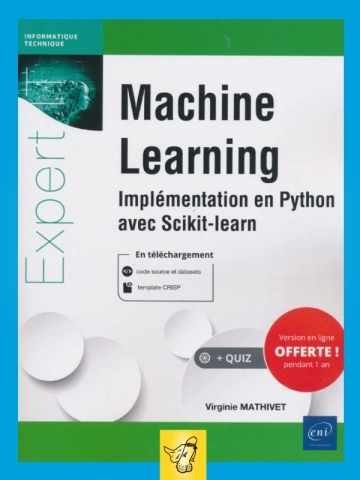 Machine learning - Implémentation en Python avec Scikit-learn [Livres]