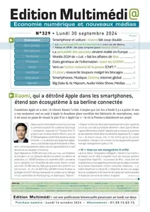 Edition Multimédi@ N.332 - 30 Septembre 2024 [Journaux]