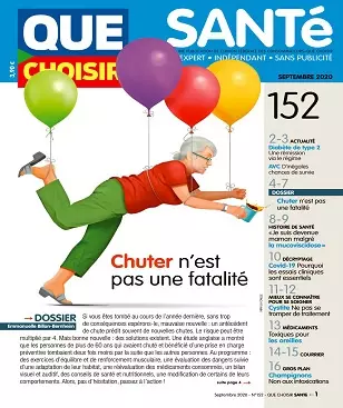 Que Choisir Santé N°152 – Septembre 2020  [Magazines]