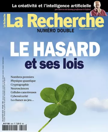 La Recherche N°549-550 – Juillet-Août 2019  [Magazines]