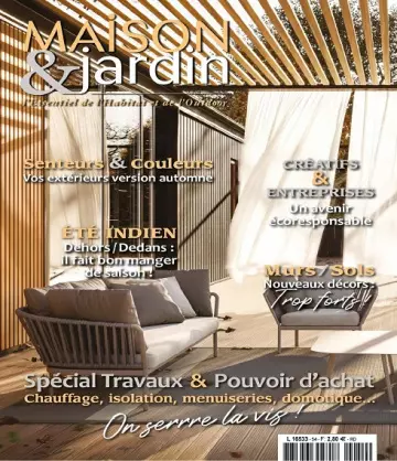 Maison et Jardin N°54 – Septembre 2022  [Magazines]