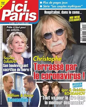 Ici Paris N°3900 Du 1er Avril 2020 [Magazines]