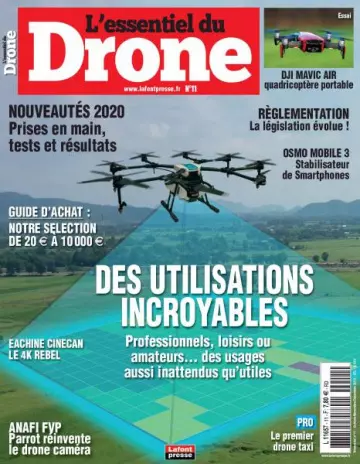 L’Essentiel du Drone N°11- Octobre-Decembre 2019  [Magazines]