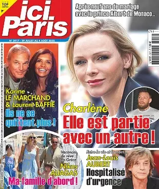 Ici Paris N°3917 Du 29 Juillet 2020 [Magazines]