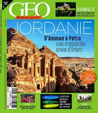 Geo N°501 – Novembre 2020 [Magazines]