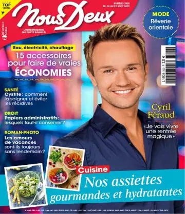 Nous Deux N°3920 Du 16 au 22 Août 2022  [Magazines]