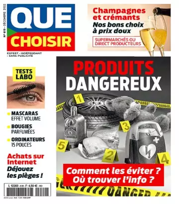 Que Choisir N°619 – Décembre 2022 [Magazines]