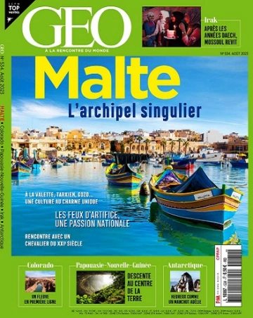 Geo N°534 – Août 2023 [Magazines]