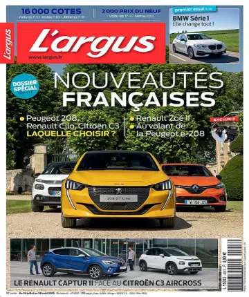 L’Argus N°4557 Du 25 Juillet 2019 [Magazines]