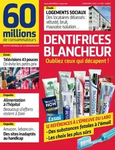 60 Millions de Consommateurs - Novembre 2024 [Magazines]