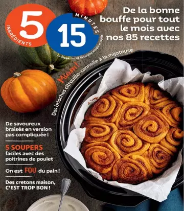 5 ingrédients 15 minutes – Novembre 2022 [Magazines]