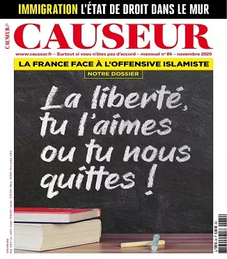 Causeur N°84 – Novembre 2020 [Magazines]