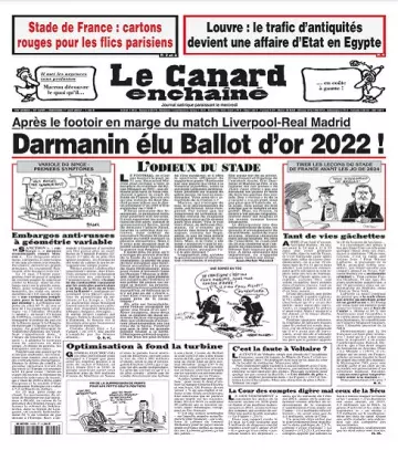 Le Canard Enchaîné N°5299 Du 1er Juin 2022  [Journaux]