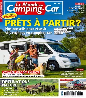 Le Monde Du Camping-Car N°343 – Juillet 2022  [Magazines]