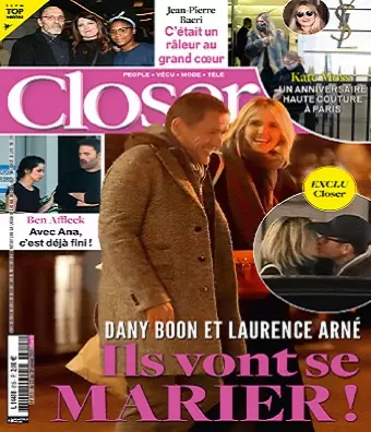 Closer N°815 Du 22 au 28 Janvier 2021 [Magazines]