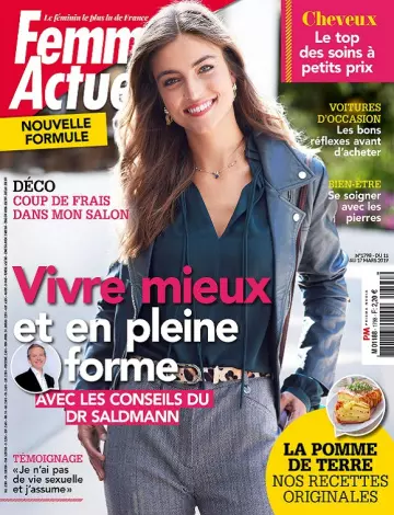 Femme Actuelle N°1798 Du 11 au 17 Mars 2019  [Magazines]