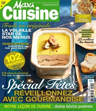 Maxi Cuisine N°145 – Novembre-Décembre 2020 [Magazines]