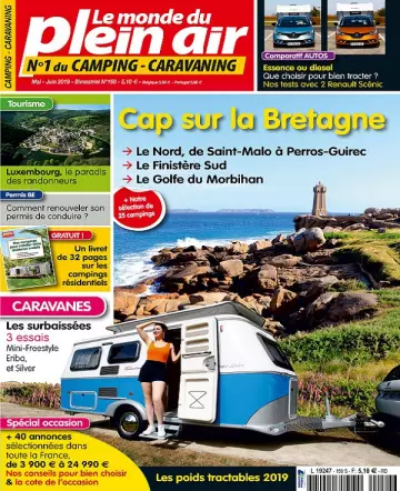 Le Monde Du Plein-Air N°150 – Mai-Juin 2019  [Magazines]