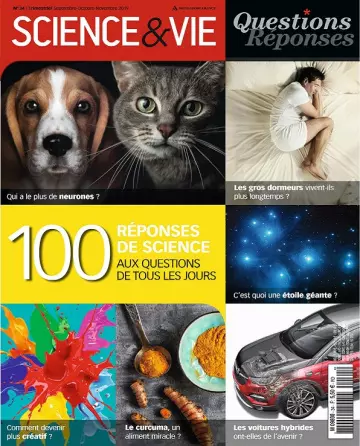 Science et Vie Questions et Réponses N°34 – Septembre-Novembre 2019  [Magazines]