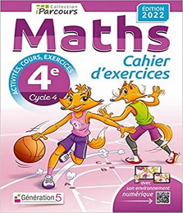 Cahier d’exercices iParcours maths 4e avec cours [Livres]