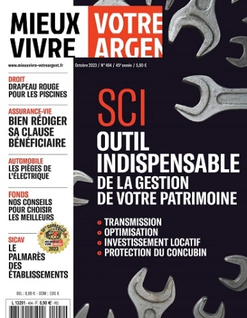 Mieux Vivre Votre Argent N°494 – Octobre 2023 [Magazines]