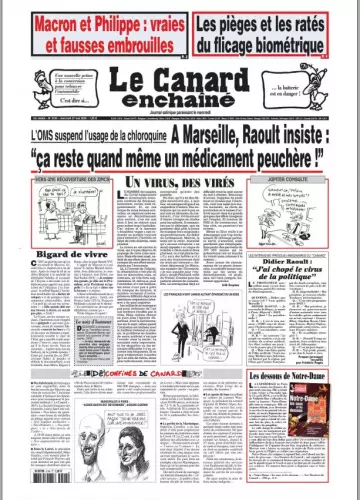 Le Canard Enchaîné - 27 Mai 2020 [Journaux]