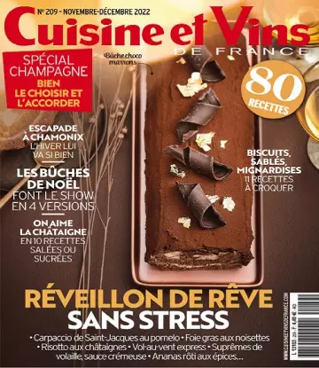 Cuisine et Vins De France N°209 – Novembre-Décembre 2022  [Magazines]