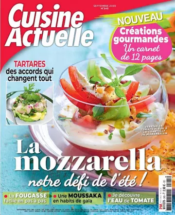 Cuisine Actuelle N°345 – Septembre 2019 [Magazines]