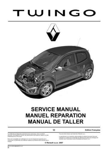 RENAULT TWINGO II - MANUEL RÉPARATION [Livres]