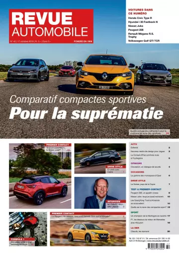 Revue Automobile – 17 octobre 2019 [Magazines]