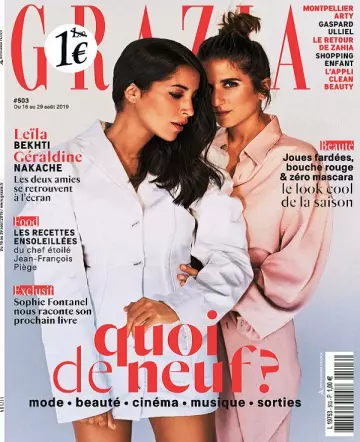 Grazia N°503 Du 16 Août 2019 [Magazines]