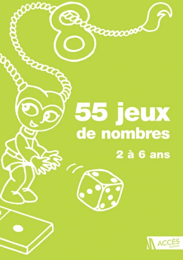 55 Jeux de Nombres - 2 à 6-Ans [Livres]