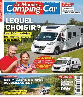 Le Monde Du Camping-Car N°326 – Novembre 2020 [Magazines]