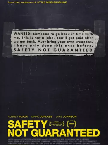 Safety Not Guaranteed  [DVDRIP] - VOSTFR